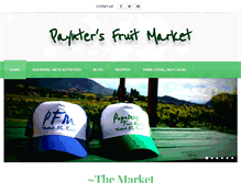 Tablet Screenshot of payntersfruitmarket.ca